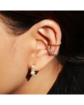 Σκουλαρίκι Ania Haie Beaded Ear Cuff E066-01G - 