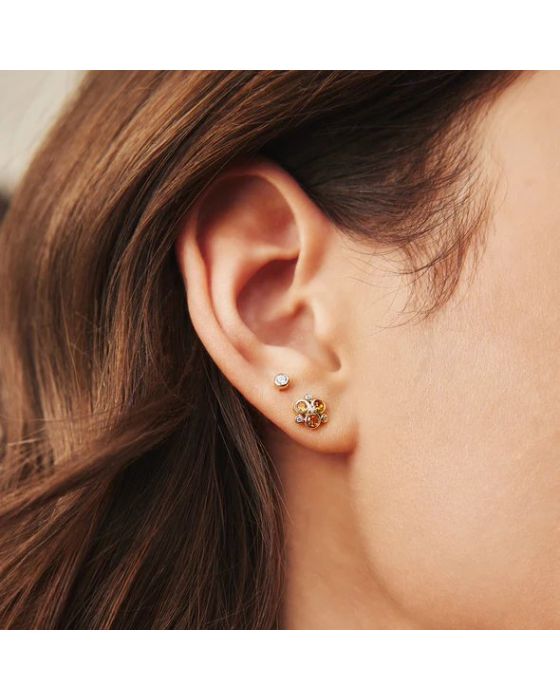 Σκουλαρίκια Ania Haie Nano Gem Teardrop Cluster Earrings E066-03G - 