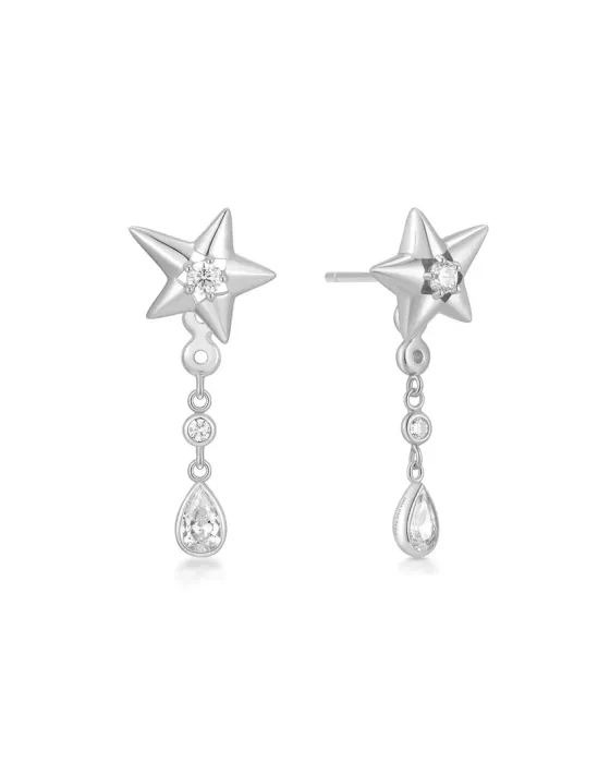 Σκουλαρίκια Ania Haie Sparkling Star Drop Stud Earrings E066-07H