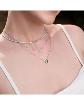 Κολιέ Ania Haie Flat Snake Chain Necklace N057-03H - 