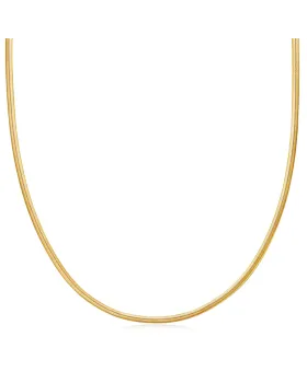 Κολιέ Ania Haie Flat Snake Chain Necklace N057-03G