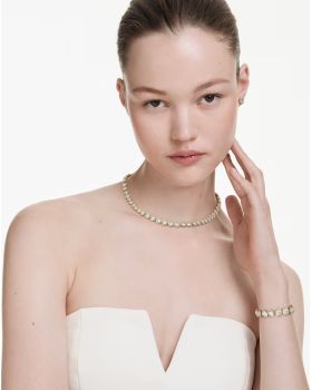 Σετ Κολιέ, Σκουλαρίκια & Βραχιόλι Swarovski Una Angelic 5750619 - 