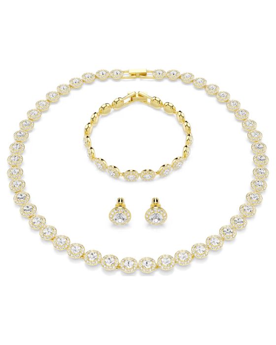 Σετ Κολιέ, Σκουλαρίκια & Βραχιόλι Swarovski Una Angelic 5750619