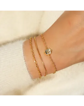 Βραχιόλι Ania Haie Mother of Pearl Star Bracelet B067-03G - 