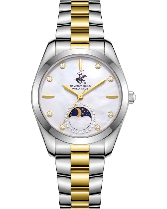 Γυναικείο ρολόι Beverly Hills Polo Club BP3833X.220, Ασημί καντράν, Μπρασελέ από Ανοξείδωτο ατσάλι