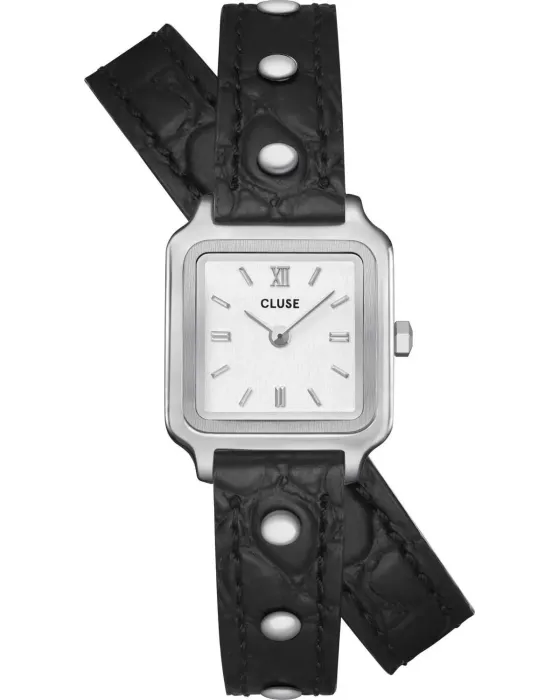 Women's watch Cluse Gracieuse Mini CW15508, Silver dial, Strap in Leather