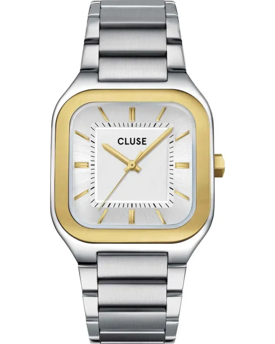Men's watch Cluse Quadrus CW25704, Silver dial, Bracelet in Stainless Steel
