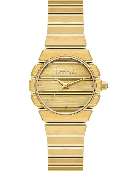 Female watch Freelook Charmant FL.1.10543-2, Gold dial, Bracelet in Stainless Steel