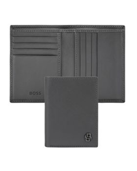 Καρτοθήκη Hugo Boss Double B Saffiano HLE526H