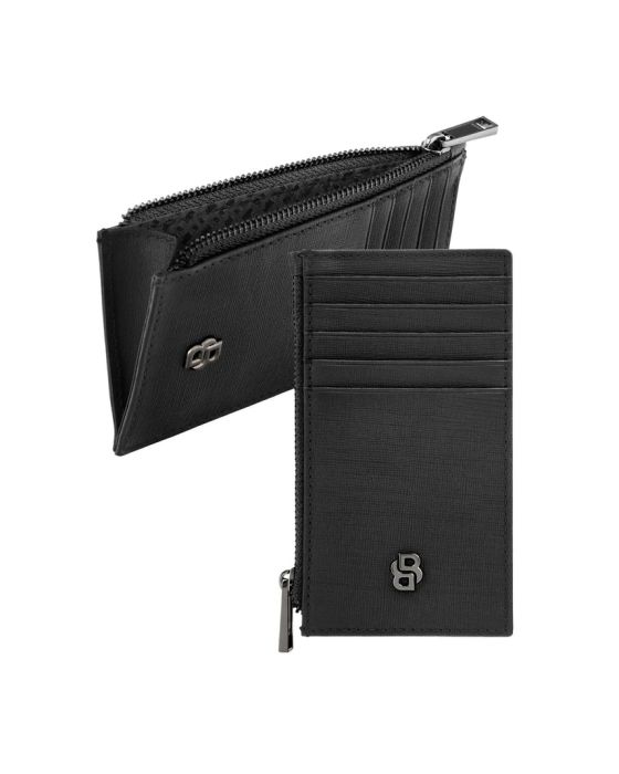 Καρτοθήκη Hugo Boss Double B Saffiano HLK526A