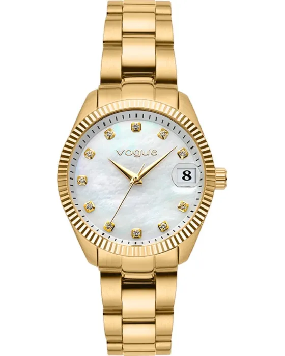 Γυναικείο ρολόι Vogue Reina Mini 2020614343, Ασημί καντράν, Μπρασελέ από Ανοξείδωτο ατσάλι