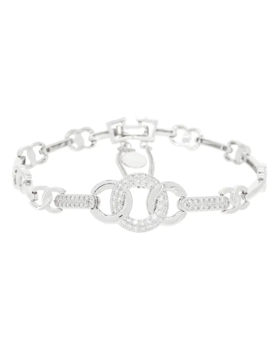 Βραχιόλι U.S. Polo Assn. JW3058BR, Ορείχαλκος, Ασημί