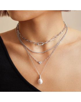 Κολιέ Ania Haie Rope Twist Chain Necklace N058-04H - 