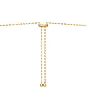 Κολιέ Ania Haie Freshwater Pearl and White Cubic Zirconia Bezel Set Slider Necklace N058-06G - 