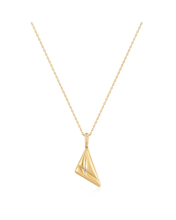 Κολιέ Ania Haie Triangle Pendant Necklace N059-04G