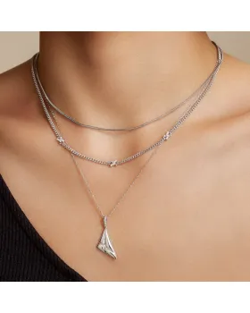 Κολιέ Ania Haie Triangle Pendant N059-04H - 