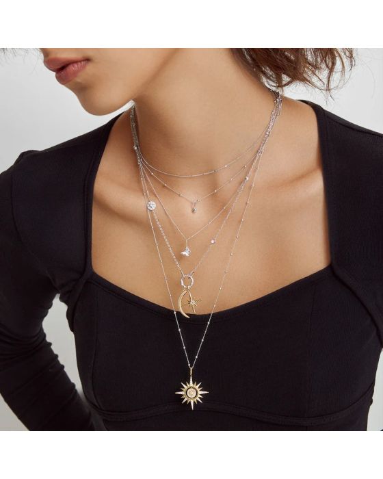 Σύμβολο Ania Haie Gold Turquoise and Cubic Ziconia Star Charm NC060-09G - 