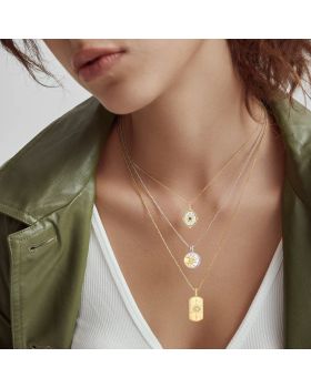 Σύμβολο Ania Haie Evil Eye Tag Charm NC060-07G - 