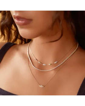 Κολιέ Ania Haie Pavé Sparkle Necklace N061-03G - 