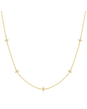 Κολιέ Ania Haie Stars Station Necklace N061-04G