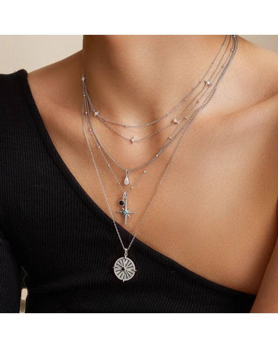 Κολιέ Ania Haie Stars Station Necklace N061-04H - 