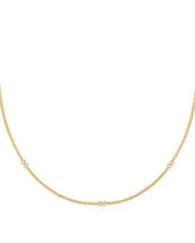 Κολιέ Ania Haie Cross Station Necklace N061-05G