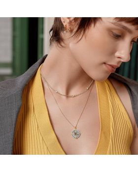 Κολιέ Ania Haie Cross Station Necklace N061-05G - 