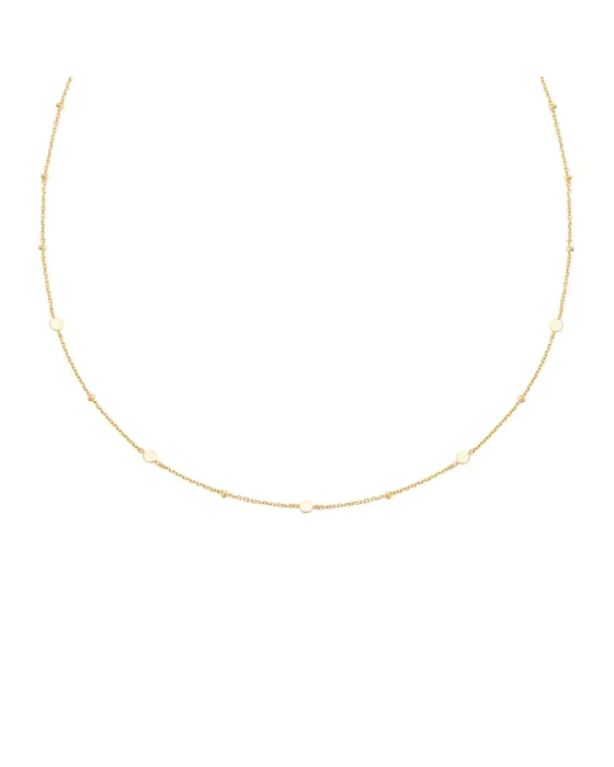 Κολιέ Ania Haie Disc Station Necklace N063-01G