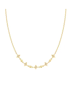 Κολιέ Ania Haie Sparkling Star Station Necklace N064-04G