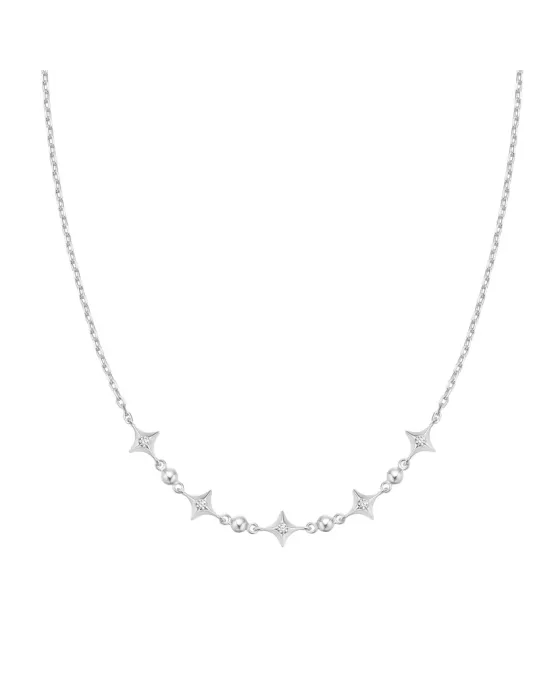 Κολιέ Ania Haie Sparkling Star Station Necklace N064-04H