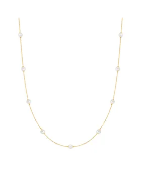 Κολιέ Ania Haie Shell Pearl Station Chain Necklace N065-03G