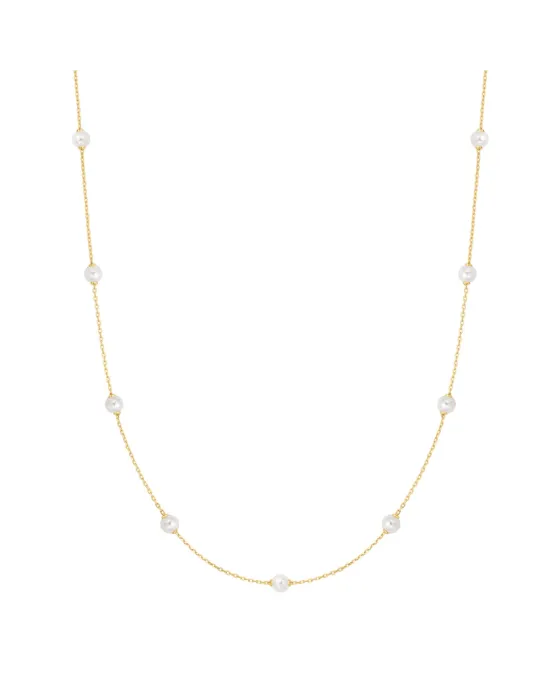 Κολιέ Ania Haie Shell Pearl Station Chain Necklace N065-03G