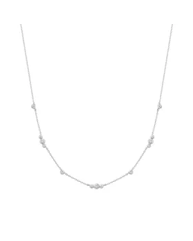 Κολιέ Ania Haie Sparkling Bezel Cubic Zirconia Station Necklace N065-04H