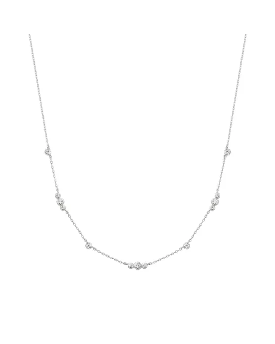 Κολιέ Ania Haie Sparkling Bezel Cubic Zirconia Station Necklace N065-04H