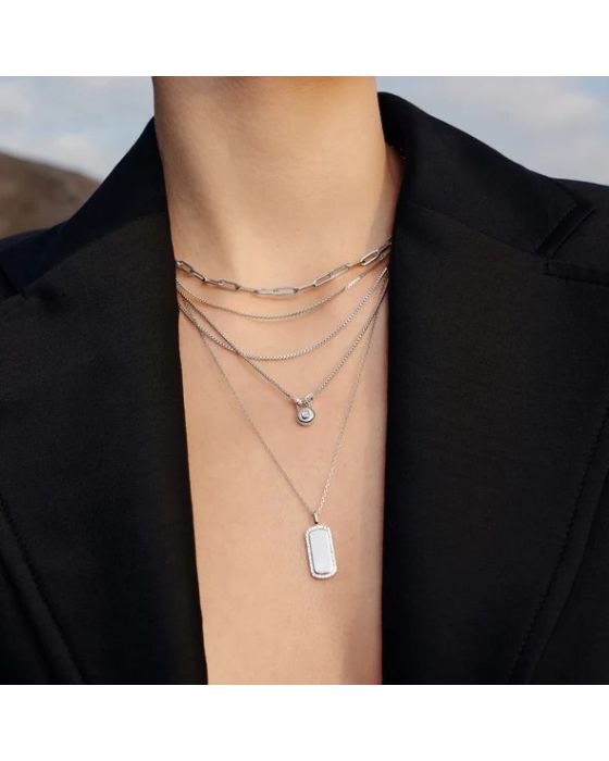 Κολιέ Ania Haie Sparkling Tag Necklace N067-02H - 