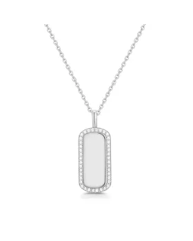 Κολιέ Ania Haie Sparkling Tag Necklace N067-02H