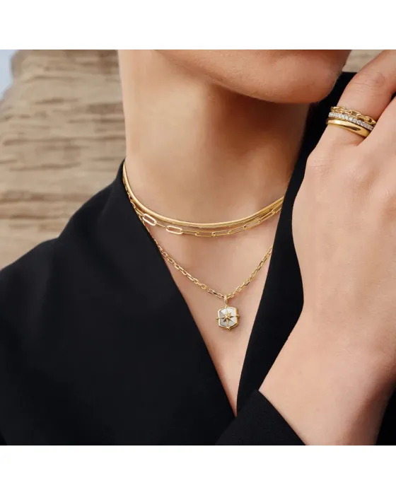 Κολιέ Ania Haie Mother of Pearl Star N067-05G - 