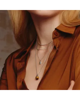 Κολιέ Ania Haie Box Chain Necklace N068-02H - 