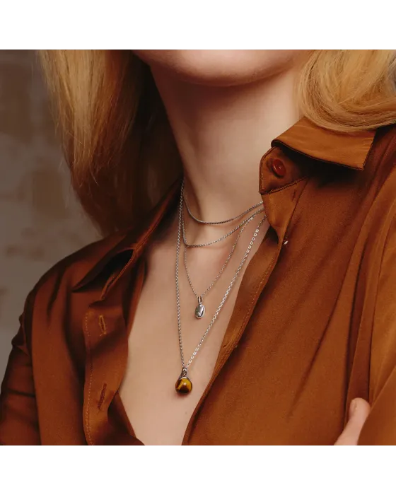 Κολιέ Ania Haie Box Chain Necklace N068-02H - 