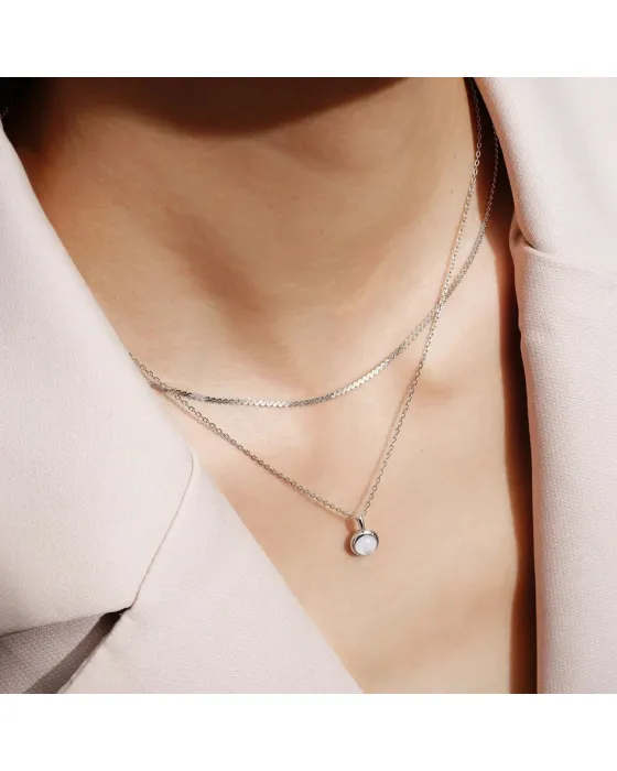 Ania Haie Mother of Pearl Pendant N068-04H-MP - 