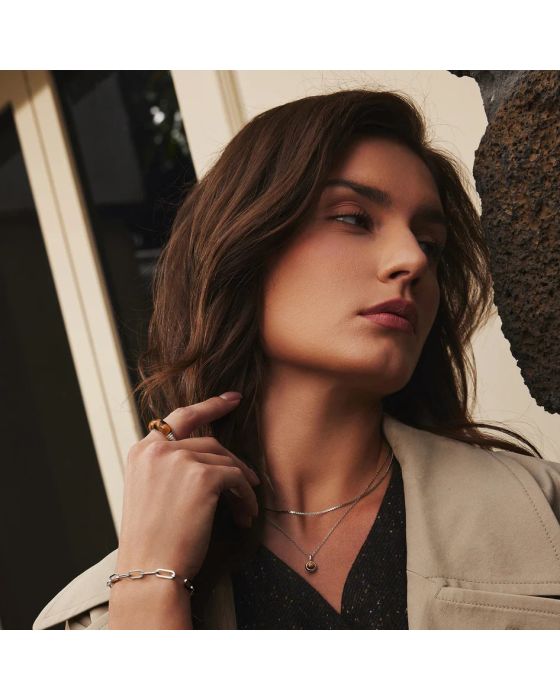 Κολιέ Ania Haie Tiger Eye Pendant Necklace N068-04H-TE - 