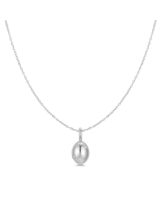 Κολιέ Ania Haie Floral Oval Pendent Necklace N068-03H