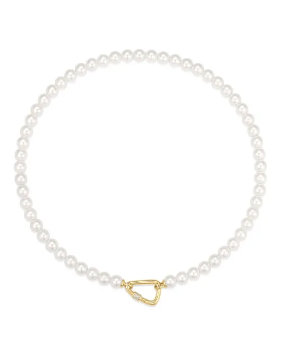 Κολιέ Ania Haie Lobster Clasp Shell Pearl Necklace N069-03G