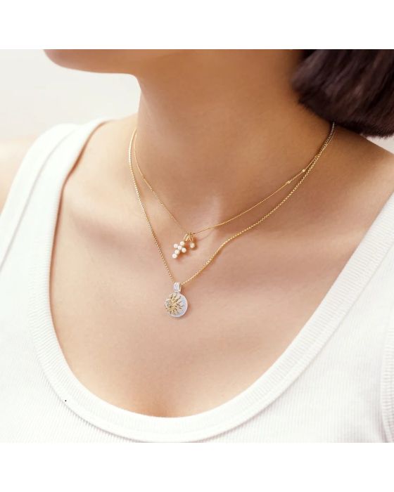 Κολιέ Ania Haie Shiny Curb Necklace N059-07G - 