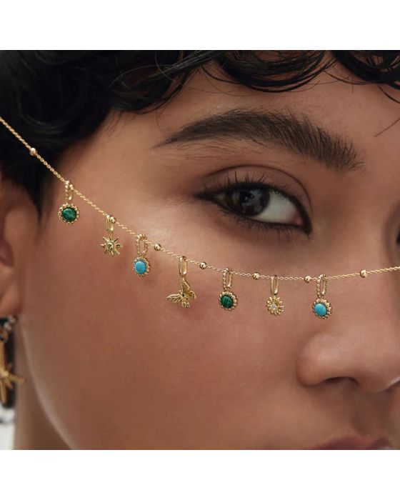 Κολιέ Ania Haie Beaded Chain Necklace N060-02G - 