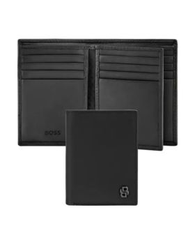 Καρτοθήκη Hugo Boss Double B Saffiano HLF526A