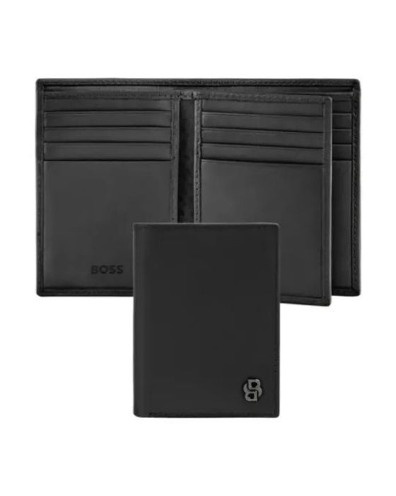 Καρτοθήκη Hugo Boss Double B Saffiano HLF526A