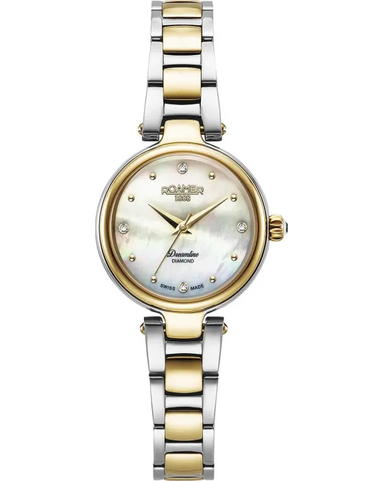 Women's watch Roamer Dreamline Diamond 967847-47-20-50, Mother Of Pearl dial, Bracelet in Stainless Steel