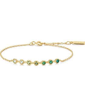 Βραχιόλι Ania Haie Green Bezel B073-04G