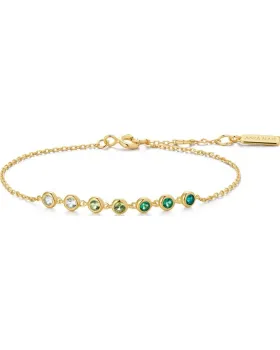 Βραχιόλι Ania Haie Green Bezel B073-04G